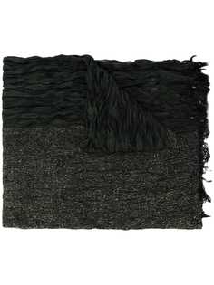 Issey Miyake Men creased effect scarf