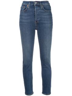 Re/Done high-waist skinny jeans