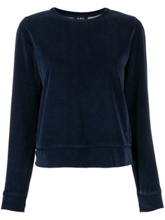 A.P.C. textured crew neck sweater