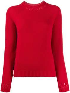 A.P.C. ribbed cut-out detail sweater