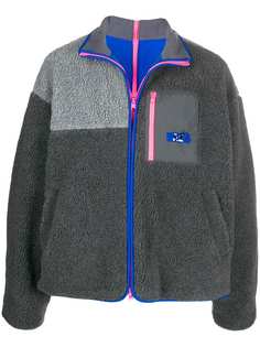 Ader Error textured colour block jacket