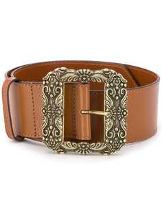 Etro engraved buckle belt