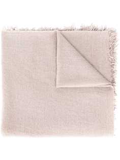 Faliero Sarti textured frayed edge scarf