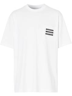 Burberry tape print T-shirt