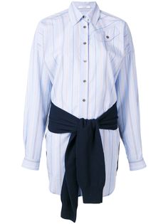 Derek Lam 10 Crosby платье-рубашка с завязками на талии