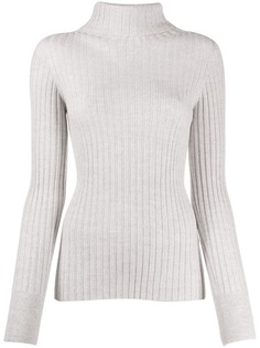 Transit ribbed knit roll neck sweater