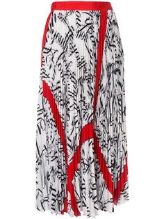 MSGM юбка со сплошным принтом
