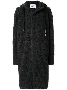 MSGM пальто с капюшоном