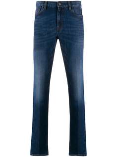 Z Zegna high-rise slim fit jeans