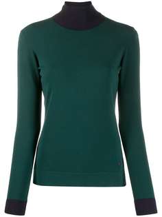 Emporio Armani two tone knit jumper