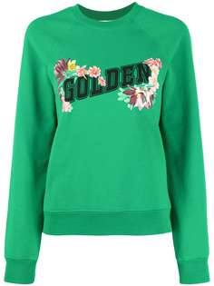 Golden Goose floral logo print sweatshirt