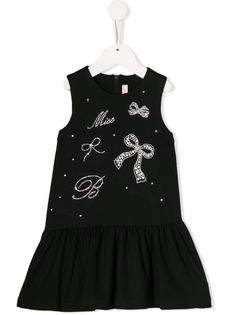 Miss Blumarine платье с кристаллами