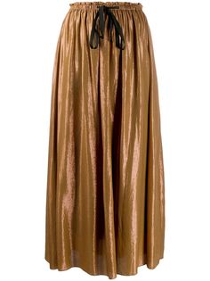 Forte Forte metallic high-rise skirt