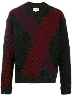 Lemaire striped colour block sweater