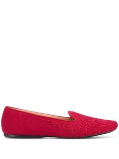 Giorgio Armani Pre-Owned слиперы с жаккардовым принтом
