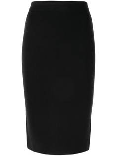 SHANGHAI TANG трикотажная юбка-карандаш с эластичным поясом
