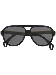 Gucci Eyewear солнцезащитные очки-авиаторы с логотипом