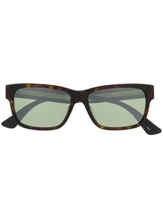 Gucci Eyewear солнцезащитные очки в оправе черепаховой расцветки