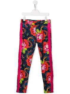 Kenzo Kids легинсы с цветочным принтом