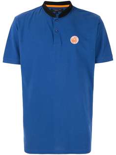 SHANGHAI TANG Mandarin-collar pique polo shirt