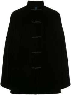 SHANGHAI TANG silk lined velvet jacket