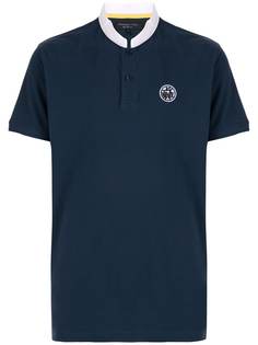 SHANGHAI TANG Mandarin-collar pique polo shirt