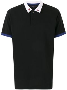 SHANGHAI TANG star collar polo shirt