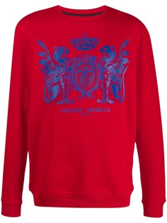 Frankie Morello printed crest-logo sweatshirt