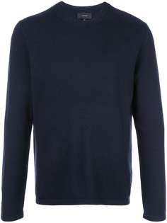 Vince long-sleeve fitted sweater