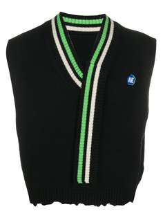 Ader Error distressed sleeveless sweater