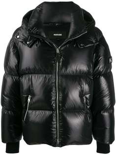 Mackage logo patch feather down jacket