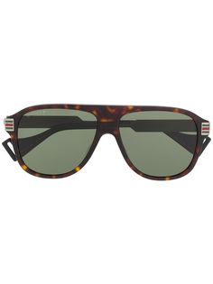Gucci Eyewear Web aviator sunglasses