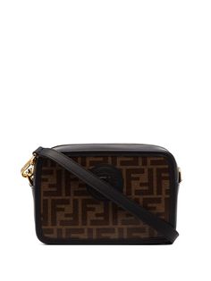 Fendi каркасная мини-сумка с узором FF