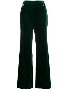 Temperley London блестящие расклешенные брюки