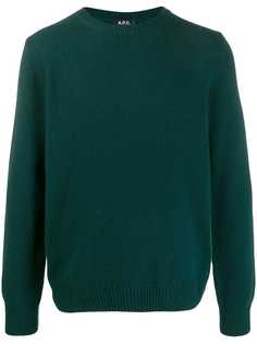 A.P.C. джемпер с круглым вырезом