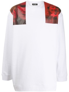 Raf Simons толстовка с нашивками на плечах