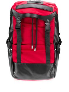 Versace Jeans Couture double buckle backpack