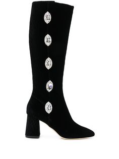 Giannico Julie embellished button boots