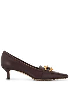 Bottega Veneta pointed kitten heel pumps