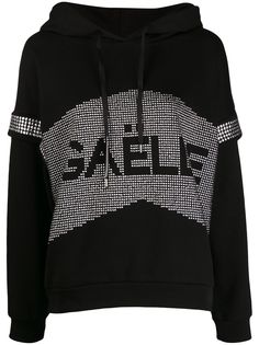 Gaelle Bonheur stud embellished hoodie