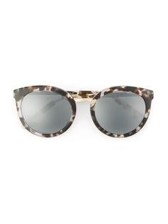 Dolce & Gabbana Eyewear солнцезащитные очки в овальной оправе