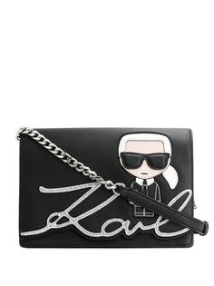 Karl Lagerfeld сумка на плечо Ikonik Signature