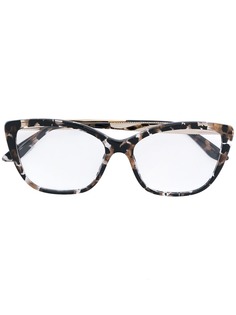 Dolce & Gabbana Eyewear крупные очки с эффектом черепашьего панциря