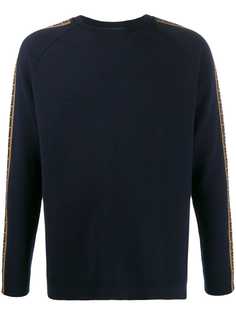 Fendi knitted logo tape jumper