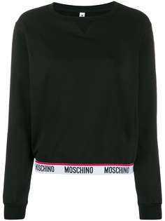Moschino logo hem sweatshirt