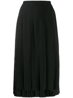 Nº21 pleated asymmetric skirt