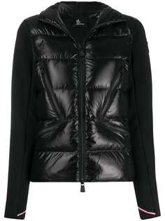 Moncler Grenoble bi-material zipped jacket