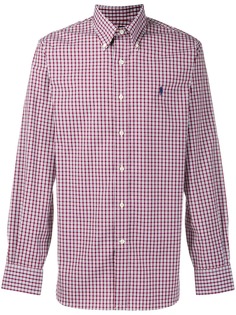 Polo Ralph Lauren checked logo embroidered shirt