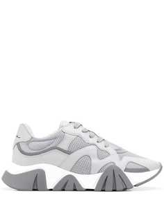 Versace panelled low top sneakers
