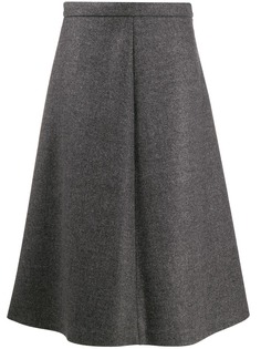 Miu Miu high waisted A-line skirt